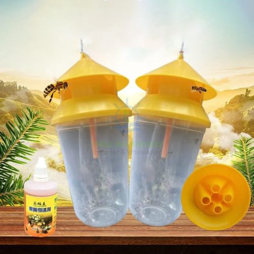 Fruit Fly Catcher Trap Reusable Bottle Bait Lure Insect Flies Hanging Honey-Trap Catcher Killer